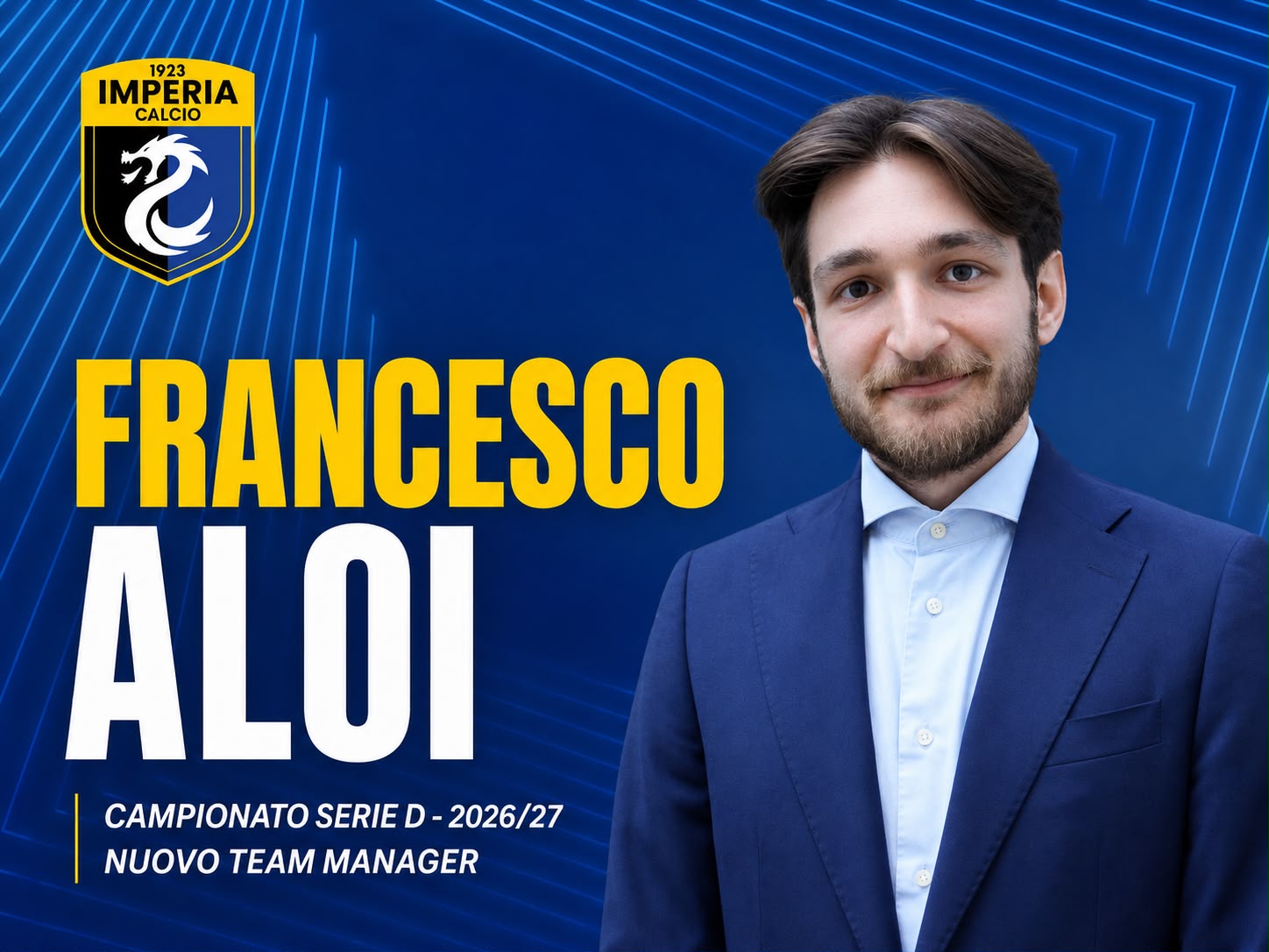 Francesco Aloi è il nuovo team manager