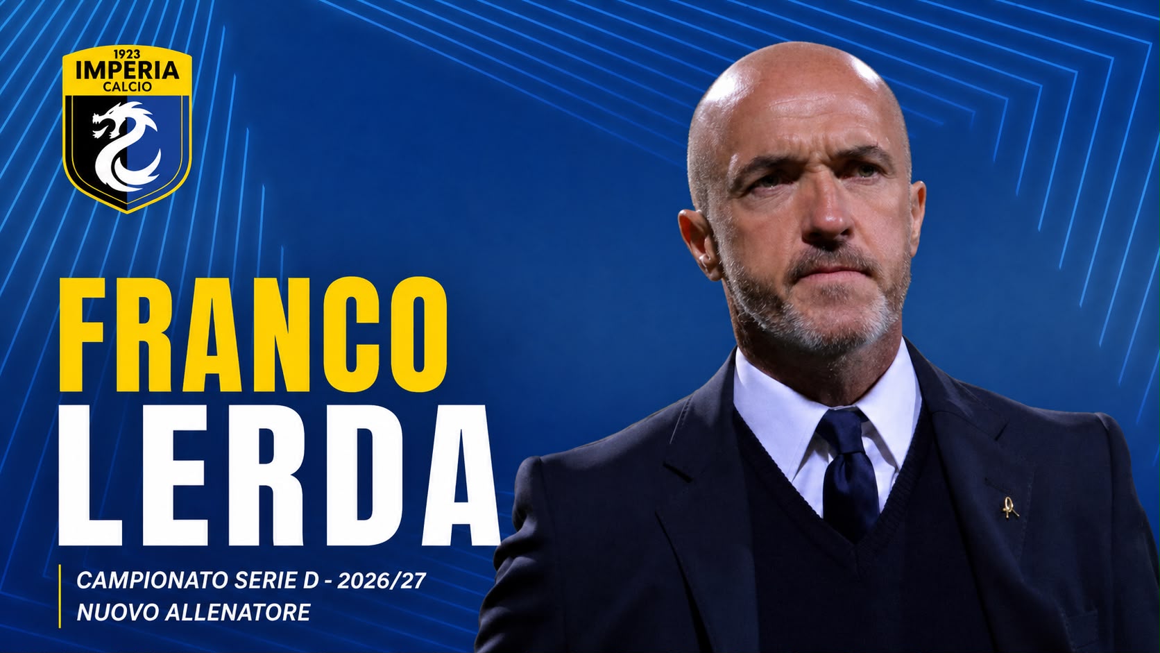 Il nuovo allenatore è Franco Lerda